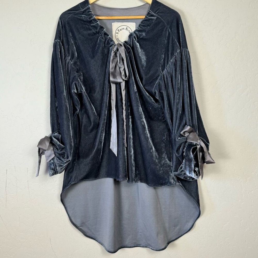 Beautiful “A Rare Bird” Velvet Cardigan Jacket. Handmade With Love Unique